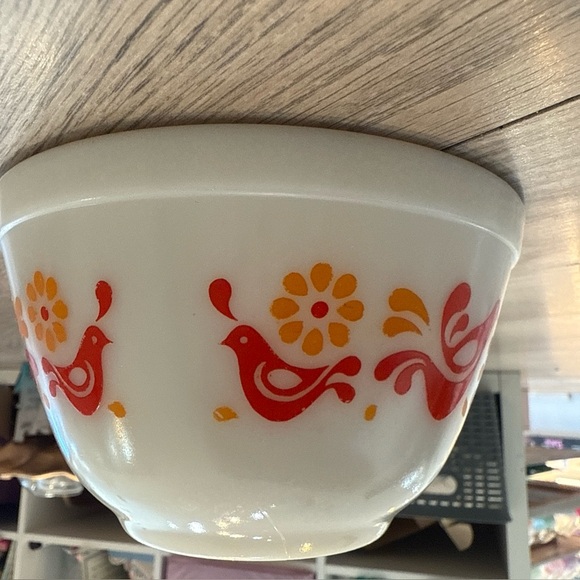 Vintage Pyrex Friendship Birds Nesting Bowl 401 - Picture 1 of 6
